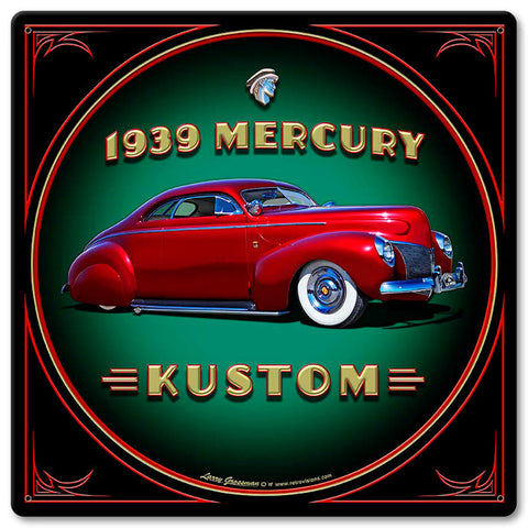 1939-Merc-Kustom-Vintage-Sign-Metal-Sign