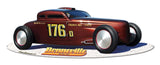Bonneville Speed Coupe Cut-out Vintage Sign Metal Sign