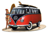 VW-Surfer-Girl-Cut-out-Metal-Sign