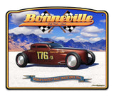 Bonneville Speed Coupe Frame Vintage Sign Metal Sign