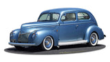 1939 Rod Sedan Rt 66 Vintage Sign Metal Sign