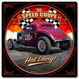 1933 Speed Coupe Vintage Sign Metal Sign