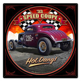 1933 Speed Coupe Vintage Sign Metal Sign