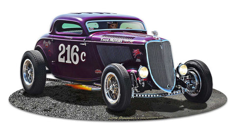 1933 Speed Coupe Vintage Sign Metal Sign