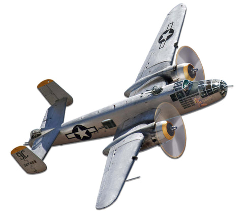 B-25 Mitchell Bomber Vintage Sign Metal Sign