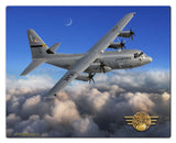 C-130 Hercules Vintage Sign Metal Sign