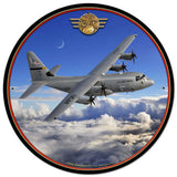 C-130 Hercules Vintage Sign Metal Sign