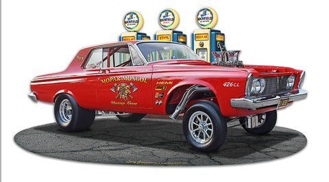 1963-Plymouth-Gasser-Fill-up-Vintage-Sign-Metal-Sign