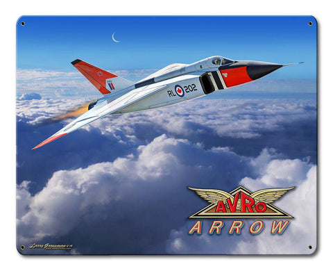 Avro Arrow Vintage Sign Metal Sign