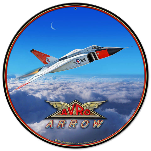 Avro Arrow Vintage Sign Metal Sign