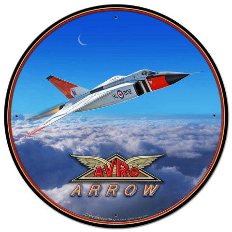 Avro Arrow Vintage Sign Metal Sign