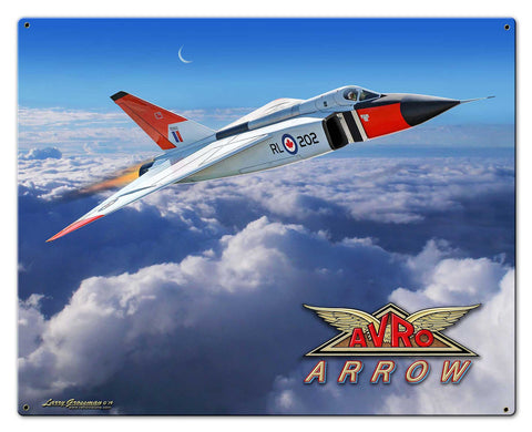 Avro Arrow Vintage Sign Metal Sign