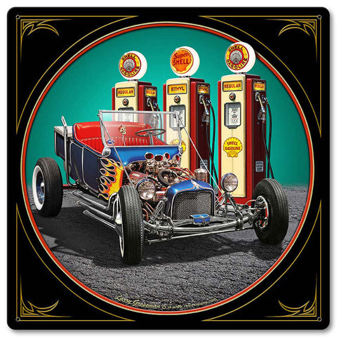 1922-T-Bucket-Fill-up-Vintage-Sign-Metal-Sign