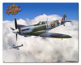 Spitfire RAF Fighter Plane Vintage Sign Metal Sign