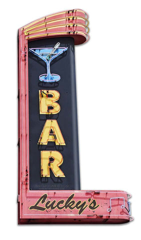 Lucky's-Bar-Vintage-Sign-Metal-Sign