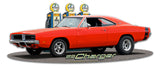 1969 Dodge Charger Fill-up Vintage Sign Metal Sign