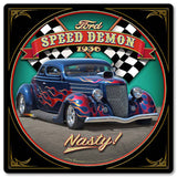 1936 Blown Coupe Vintage Sign Metal Sign