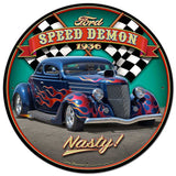 1936 Blown Coupe Vintage Sign Metal Sign
