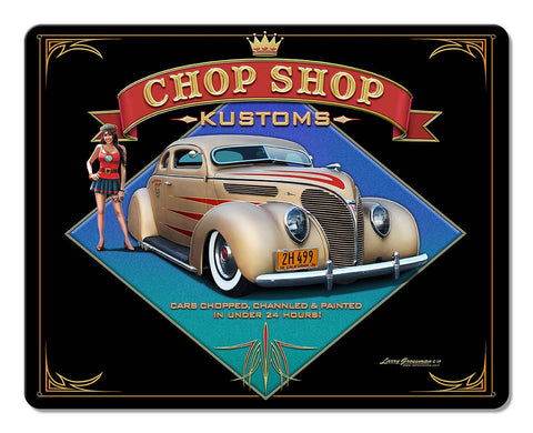 1938 Ford Kustom Vintage Sign Metal Sign