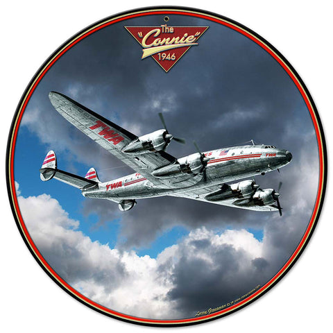 Connie Metal Sign
