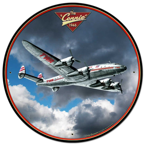 Connie Metal Sign
