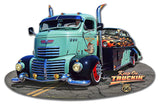 Keep-On-Truckin'-Metal-Sign