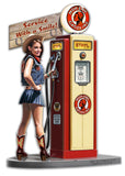 Gas-Pump-Girl-Mild-Metal-Sign