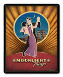 Moonlight Tango Metal Sign