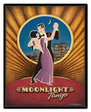 Moonlight Tango Metal Sign