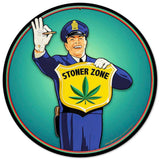 Guard Stoner Zone Metal Sign