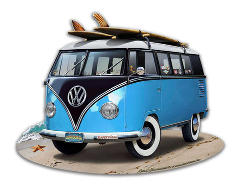 VW-BUS-CUT-OUT-BLUE-Metal-Sign