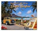 Surfin' Safari Metal Sign