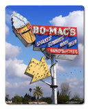 Bo Mac's Metal Sign