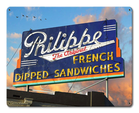 Phillipe's Metal Sign