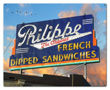 Phillipe's Metal Sign