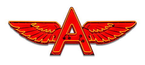 Flying A Sign Metal Sign