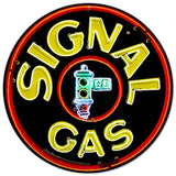 Signal Gas Sign Metal Sign