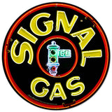 Signal Gas Sign Metal Sign