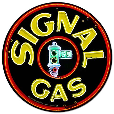 Signal Gas Sign Metal Sign