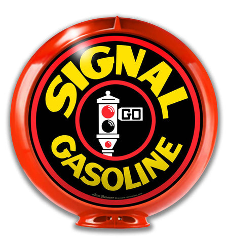 Signal Gas Globe Metal Sign
