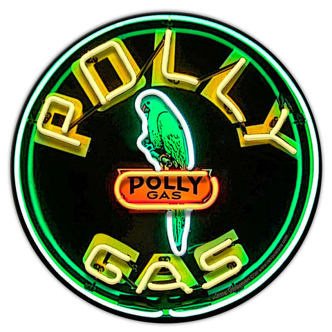 Polly Gas Sign Metal Sign