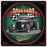 1934 Five Window Metal Sign