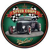 1934 Five Window Metal Sign