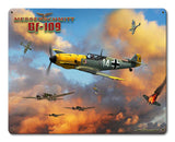 Me-109 Battle of Britain Metal Sign
