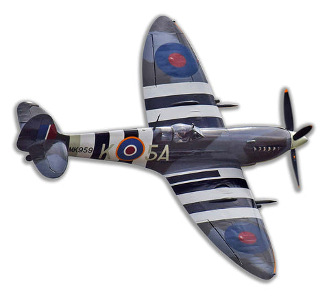 Spitfire Mk IX Cut out Metal Sign