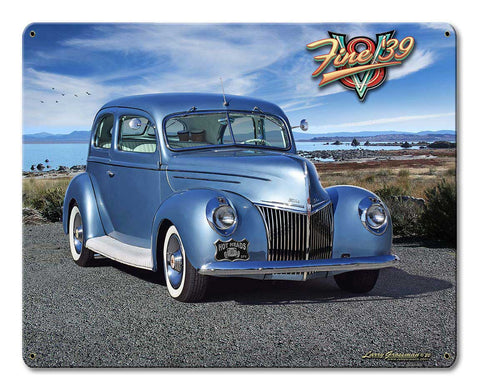 1939 ROD SEDAN Metal Sign