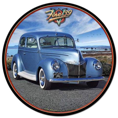 1939 ROD SEDAN Metal Sign