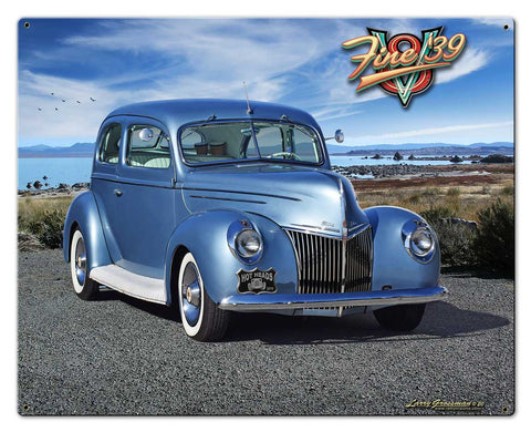 1939 ROD SEDAN Metal Sign