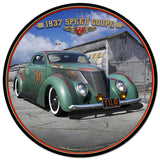 1937 Speed Coupe Metal Sign