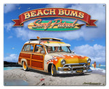 1951 Surf Woody Metal Sign